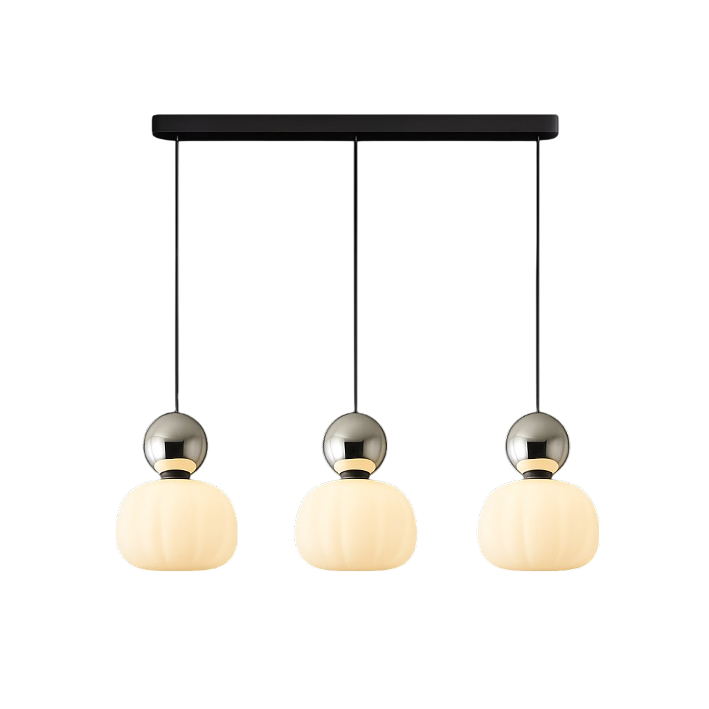 Art Deco Pendant Light with Color Accent 13