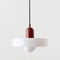 Bauhaus Glass Pendant Light with Ring Shade 14