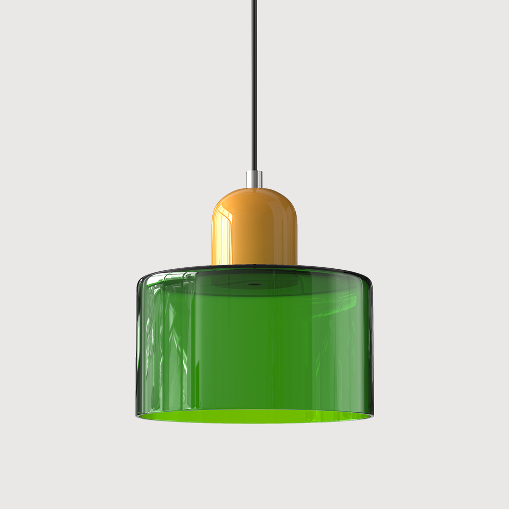 Bauhaus Glass Pendant Light for Dining Room 14