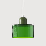 Bauhaus Glass Pendant Light for Dining Room 15