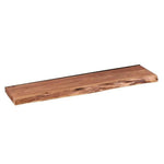 Acacia Wood Wall Shelf with Industrial Design 17