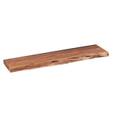 Acacia Wood Wall Shelf with Industrial Design 17