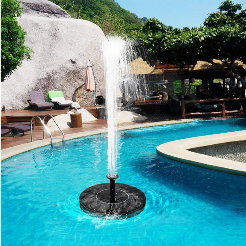 Solar Floating Water Fountain for Gardens 1