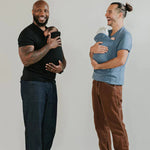 Functional Baby Carrier T-shirt in Black or Grey 1