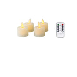Avery flameless LED candle set with remote control and moving flame effect