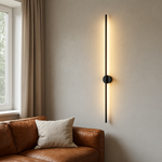Minimalist LED Wall Lamp in Black or Gold 1