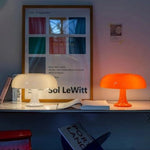 Scandinavian Mushroom Table Lamp, Plastic Dome 2