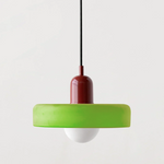 Bauhaus Glass Pendant Light with Ring Shade 20