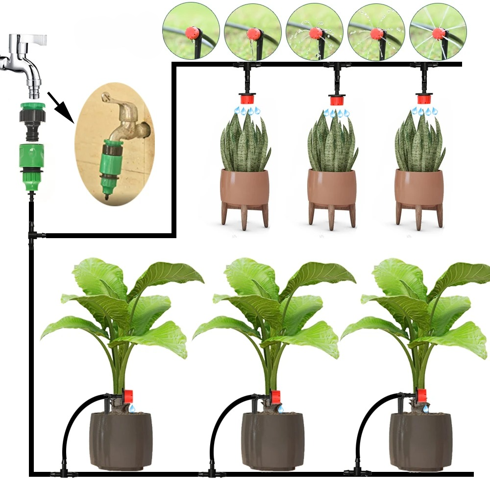 Automatic Drip Irrigation System for Gardens 2