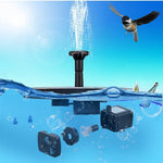 Solar Floating Water Fountain for Gardens 2