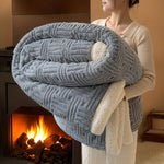 Dalton knitted throw blanket photo 2
