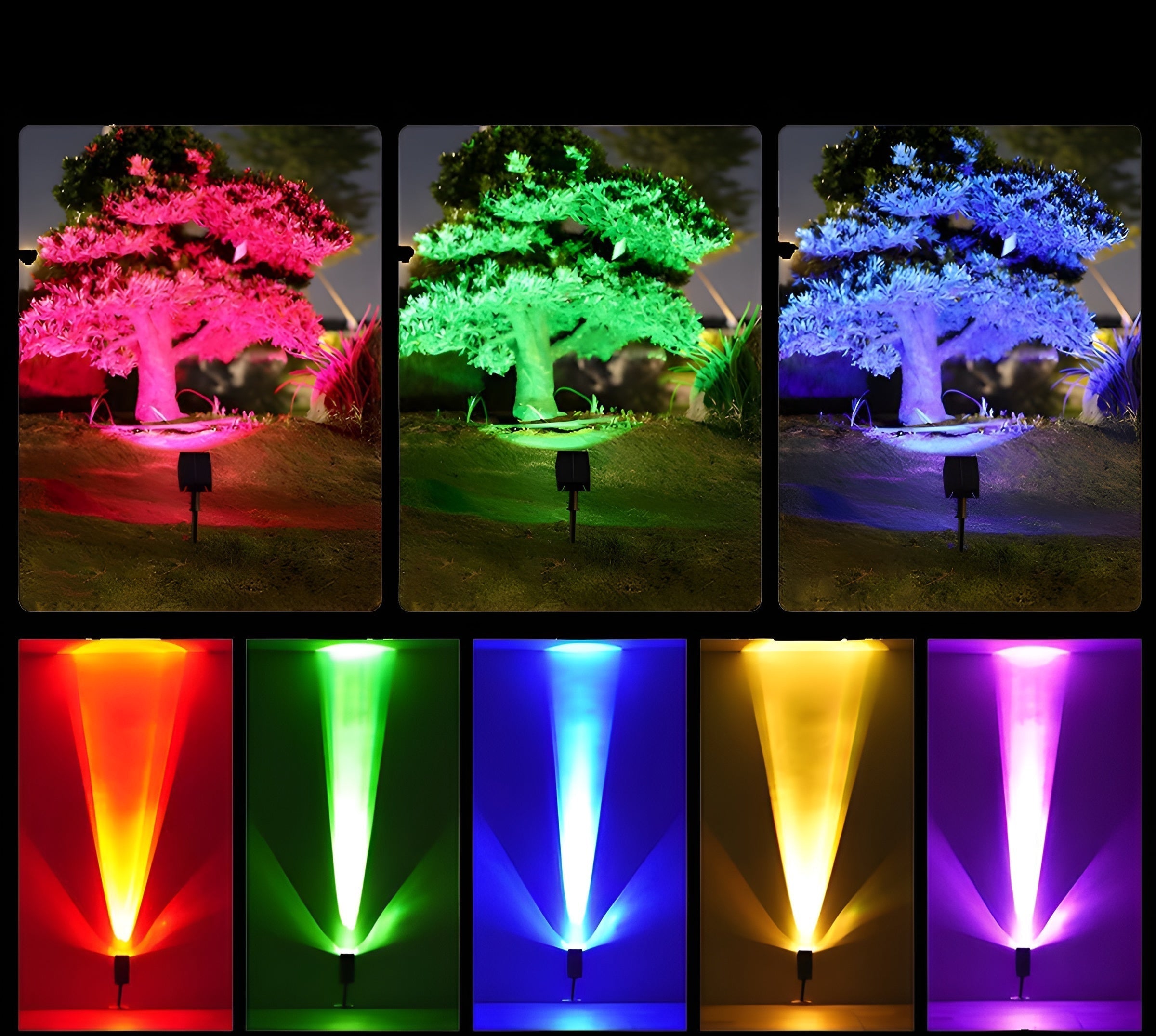 Adjustable Solar Outdoor Spot Light 2