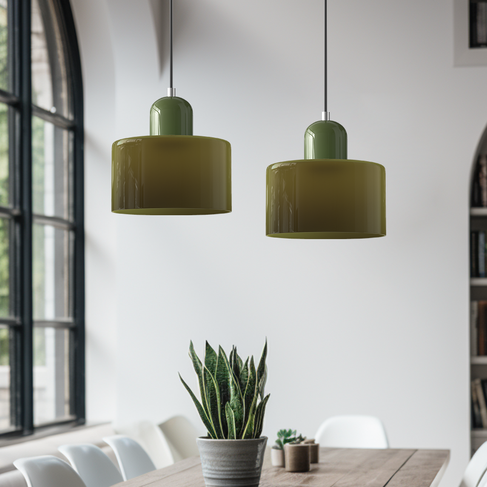 Bauhaus Glass Pendant Light for Dining Room 3