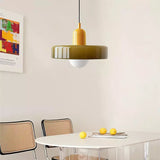 Bauhaus Glass Pendant Light with Ring Shade 39