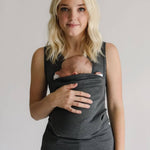 Functional Baby Carrier T-shirt in Black or Grey 3