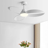 Modern Wooden Blade Ceiling Fan with Dimmable LED 3