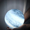 Glass Sphere Table Lamp with Swirl Design 3
