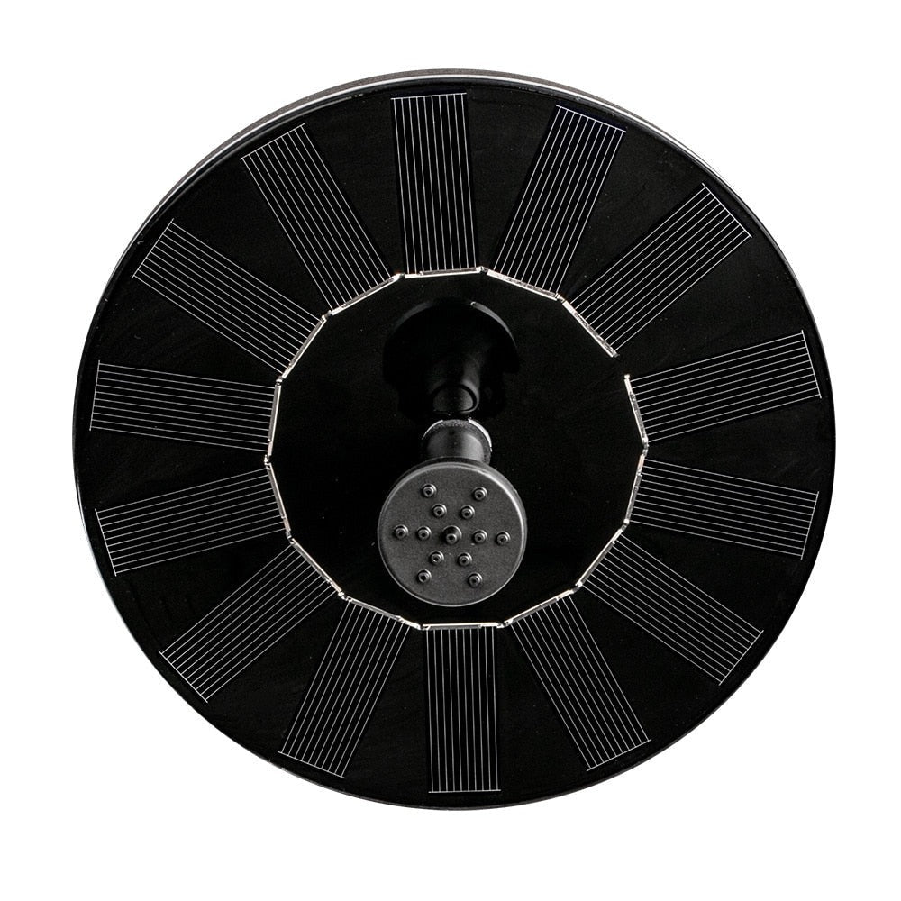 Solar Floating Water Fountain for Gardens 3