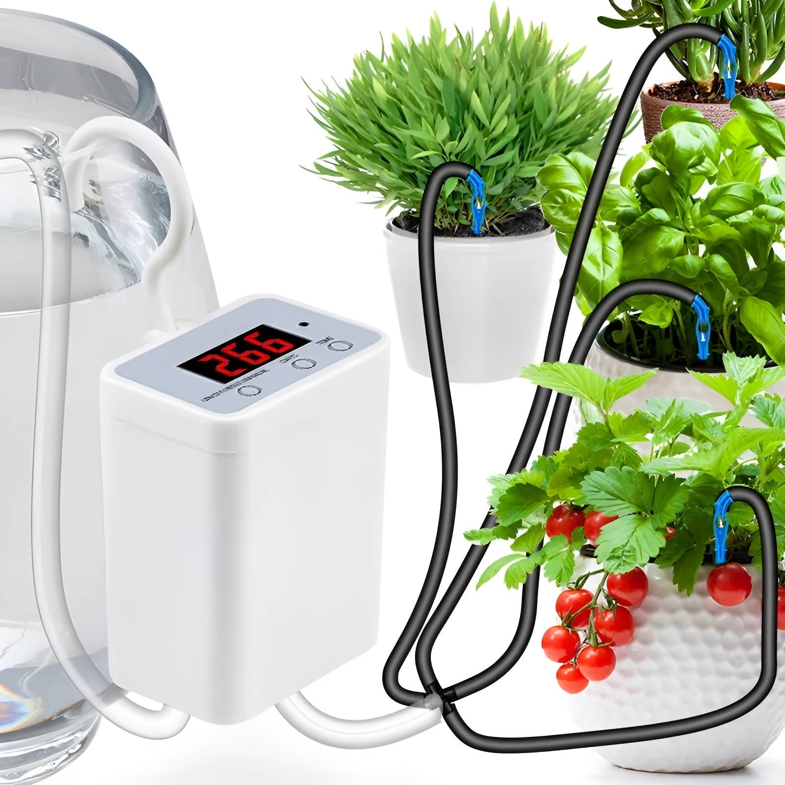Automatic Plant Watering Kit with Pump & Tubing 3