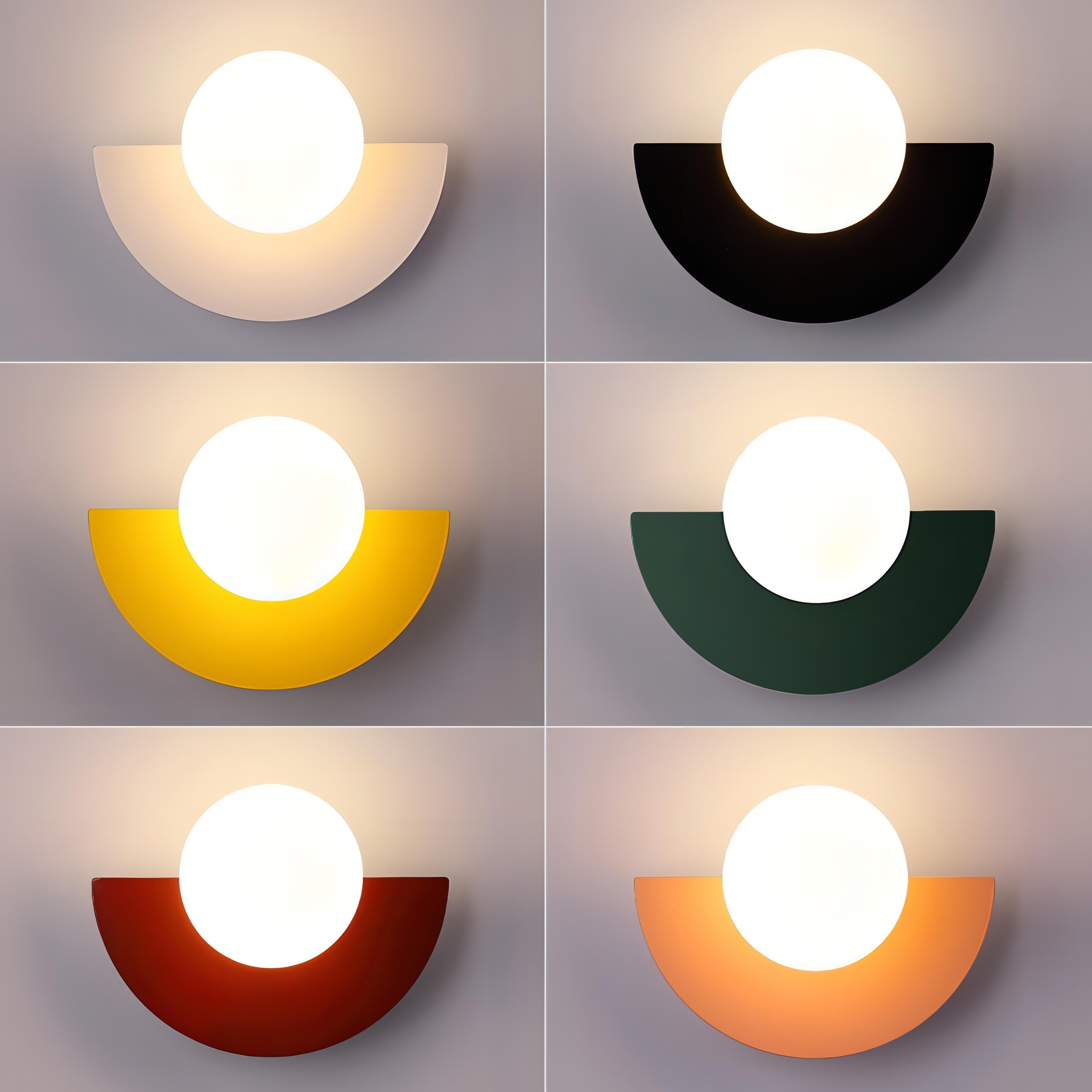 Nordic Semicircle Wall Lamp with LED 3