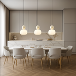 Art Deco Pendant Light with Color Accent 4
