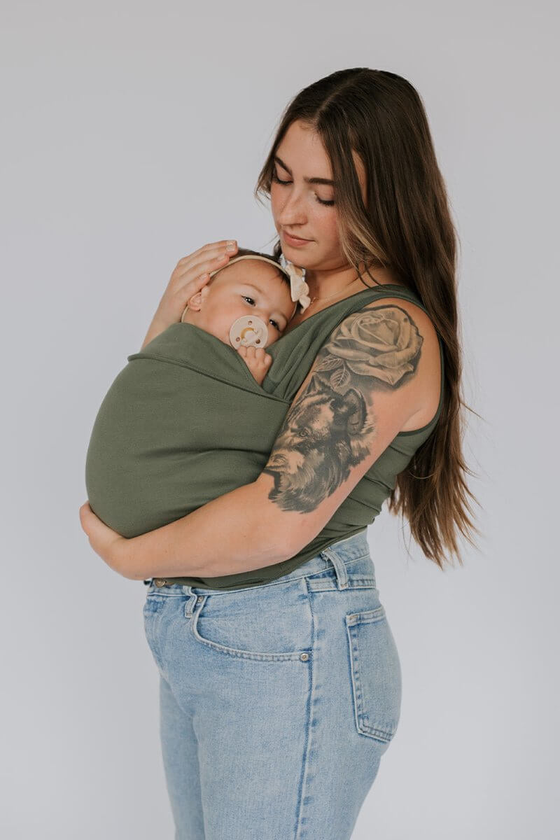 Functional Baby Carrier T-shirt in Black or Grey 4