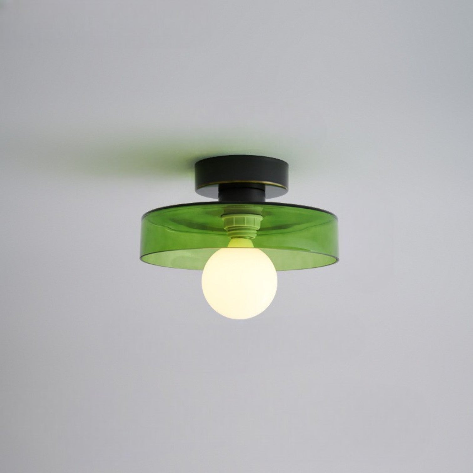 Minimalist Ceiling Light with Round Shade 4