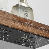 Wooden Bathroom Shelf No-Drill Installation 5