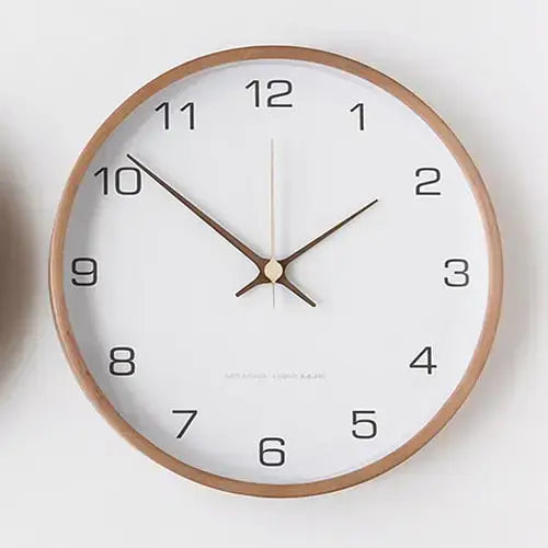 Minimalist Wood Frame Wall Clock 5