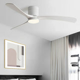 Minimalist Ceiling Fan Light with Wooden Blades 5