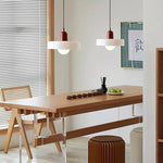 Bauhaus Glass Pendant Light with Ring Shade 5