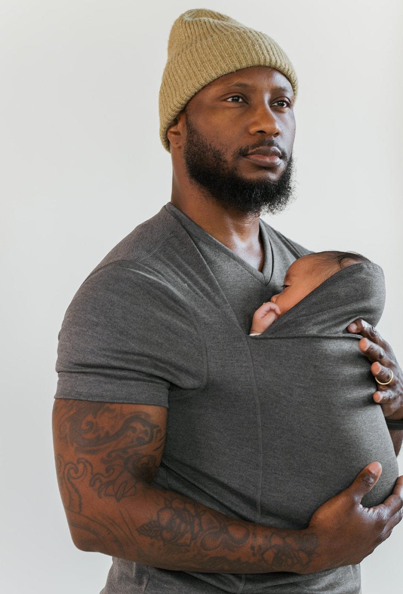 Functional Baby Carrier T-shirt in Black or Grey 6