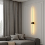 Minimalist LED Wall Lamp in Black or Gold 6