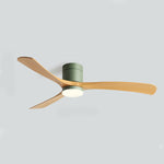 Minimalist Ceiling Fan Light with Wooden Blades 7