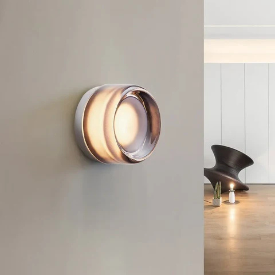Minimalist Wall Light with Recessed Diffuser 7