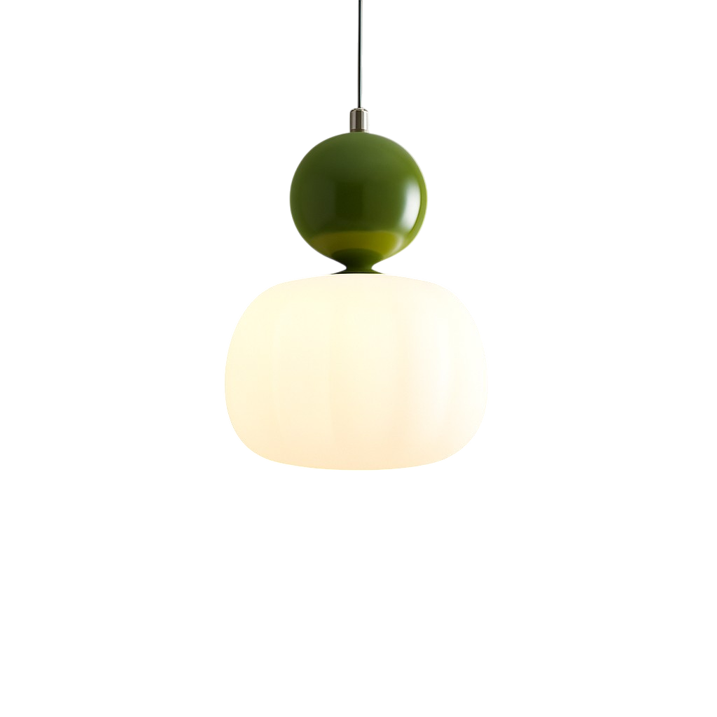 Art Deco Pendant Light with Color Accent 7