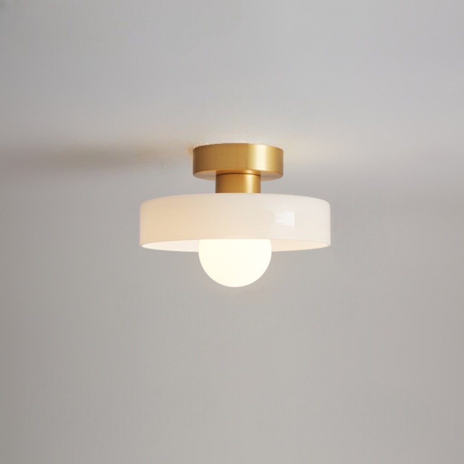 Minimalist Ceiling Light with Round Shade 7