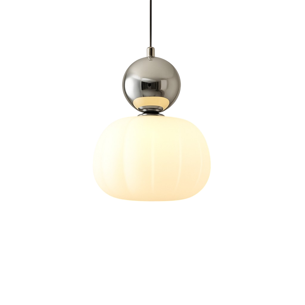 Art Deco Pendant Light with Color Accent 8