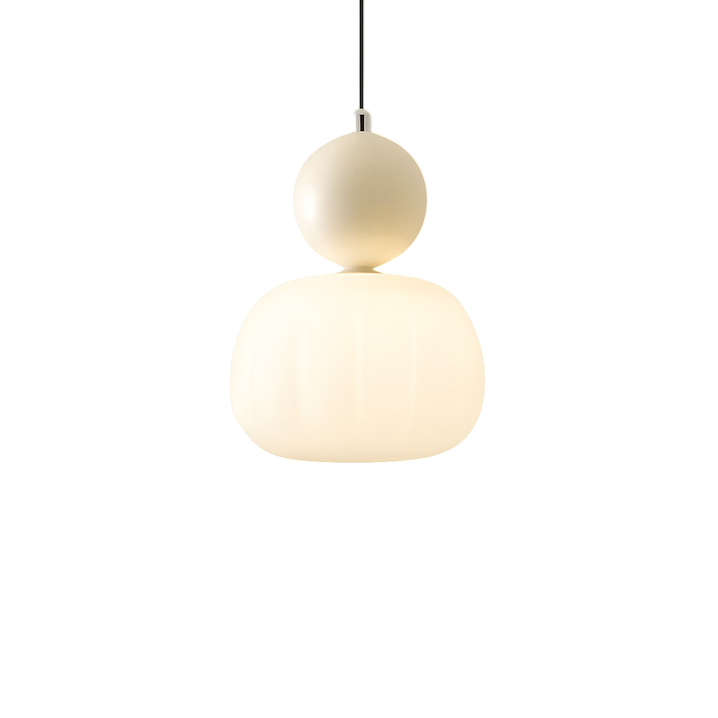 Art Deco Pendant Light with Color Accent 9
