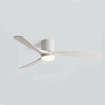 Minimalist Ceiling Fan Light with Wooden Blades 9