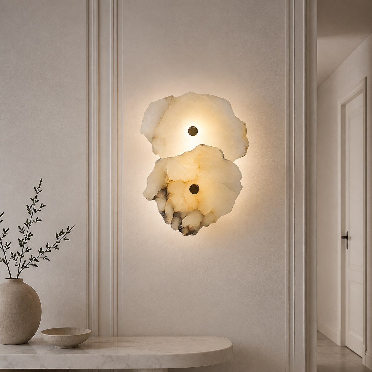 Mortimer marble wall light photo 9