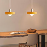 Bauhaus Glass Pendant Light with Ring Shade 9