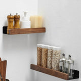 Wooden Bathroom Shelf No-Drill Installation 9