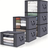 Tanoe | Foldable Non-Woven Storage Bag with Transparent Window and Handles for Wardrobe and Bedroom