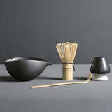 Gure | Japanese Matcha Set in Natural Bamboo and Ceramic with Chasen, Chashaku and Matcha Bowl