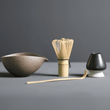 Gure | Japanese Matcha Set in Natural Bamboo and Ceramic with Chasen, Chashaku and Matcha Bowl