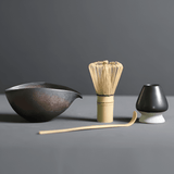 Gure | Japanese Matcha Set in Natural Bamboo and Ceramic with Chasen, Chashaku and Matcha Bowl