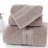Torak | Egyptian Cotton Towel Set with Bath Towel, Hand Towel and Wash Glove for Bathroom and Spa