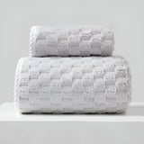 Rulo | Lightweight Quick-Dry Fleece Towel Set of 2 for Bathroom, Gym and Summer Use