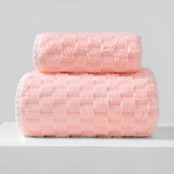 Rulo | Lightweight Quick-Dry Fleece Towel Set of 2 for Bathroom, Gym and Summer Use